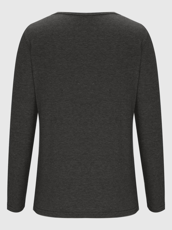 Levoire | Risti V-neck Long Sleeve T-shirt