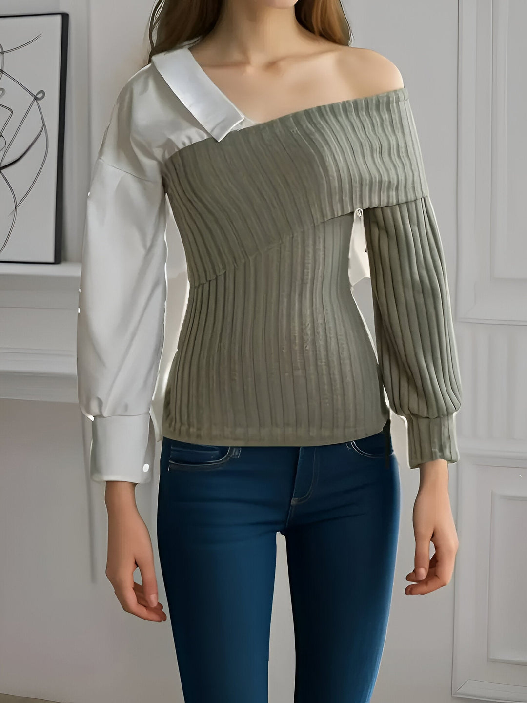 Levoire | T-Shirt Tendance vert olive