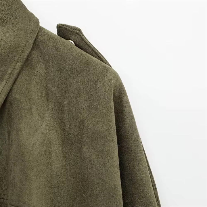 Levoire | Grande Taille Veste Bomber En Daim
