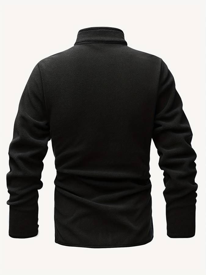 Levoire | Veste Polaire Zippée Longue Chaude À Manches Longues