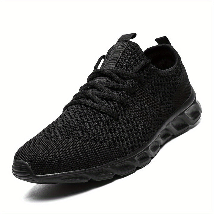 Levoire | Légères Et Respirantes Chaussures De Course Antidérapantes Pour Hommes Noir 47.5