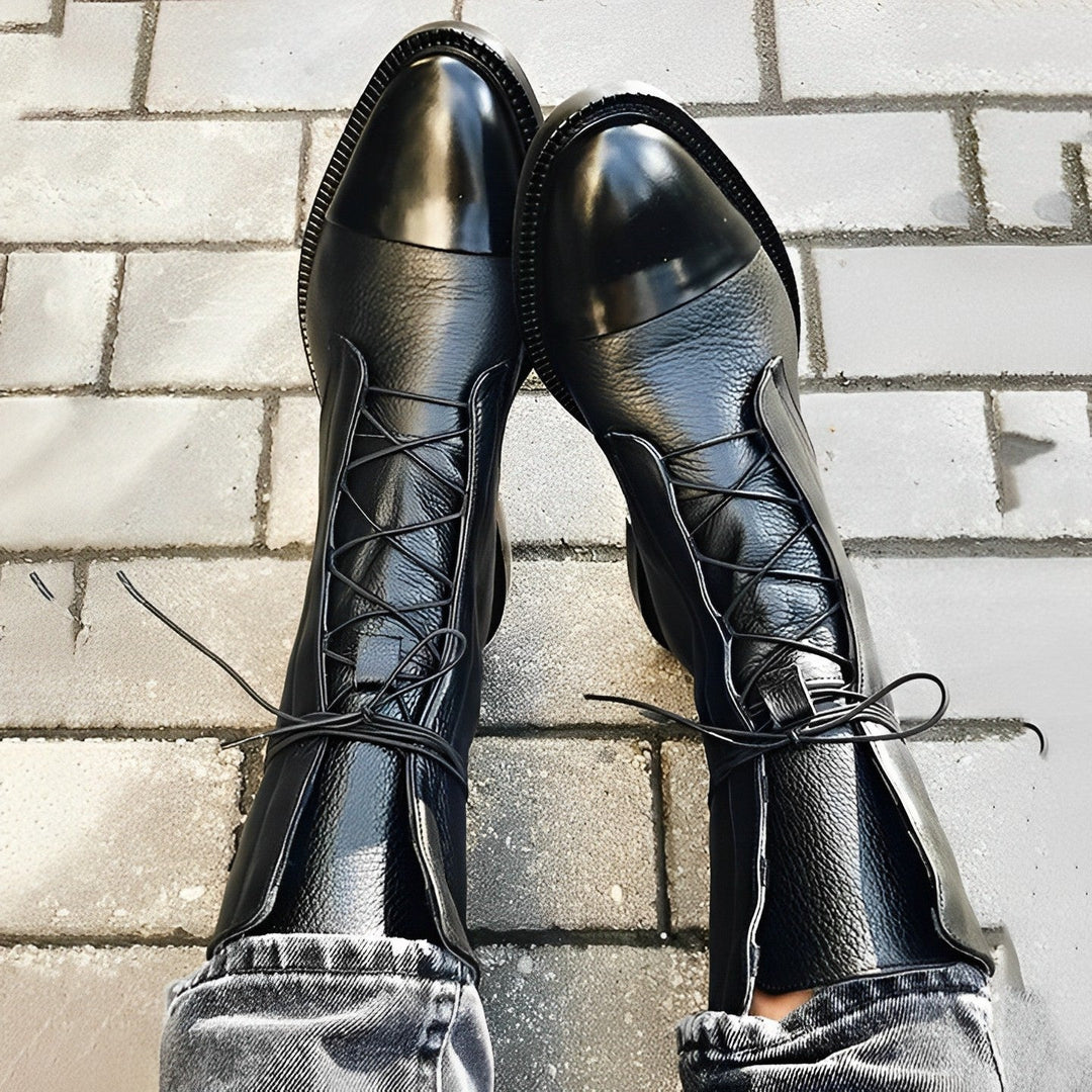 Levoire | Bottes Élégantes Lacets Antidérapantes