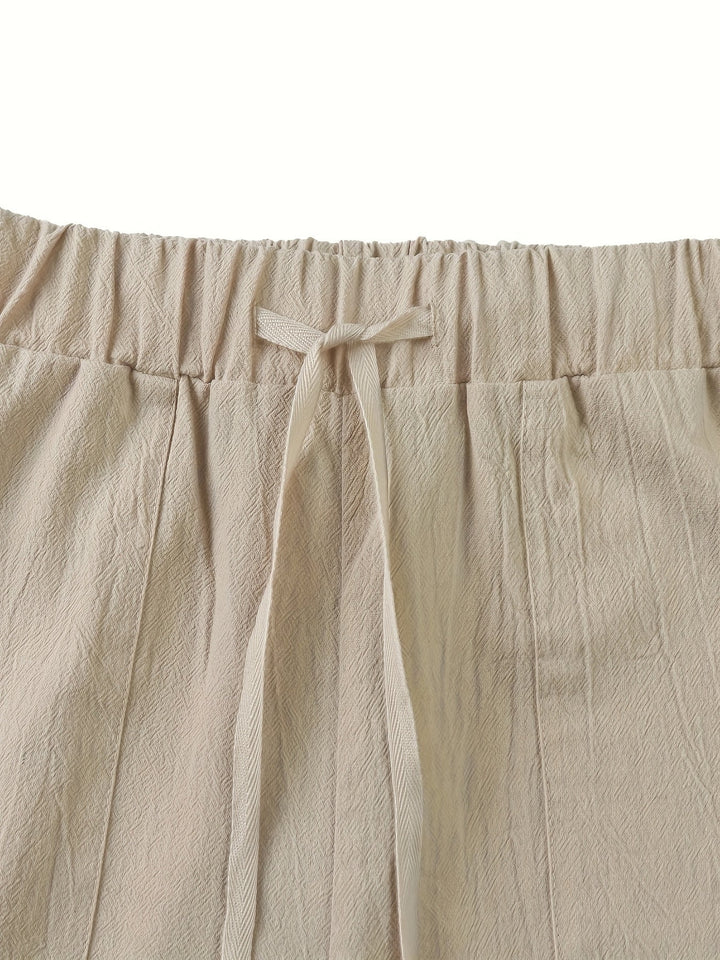 Levoire | Pantalons D'Été Légers Décontractés Avec Cordon De Serrage Et Ceinture Élastique