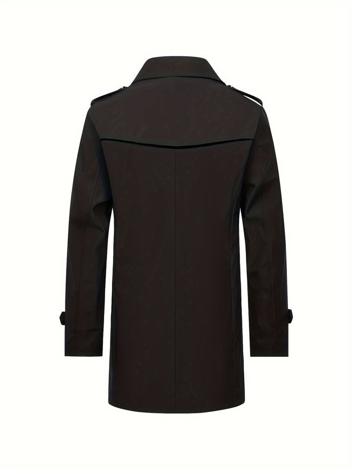 Levoire | Trench-Coat Pour Hommes À Double Rangée Dans Une Couleur