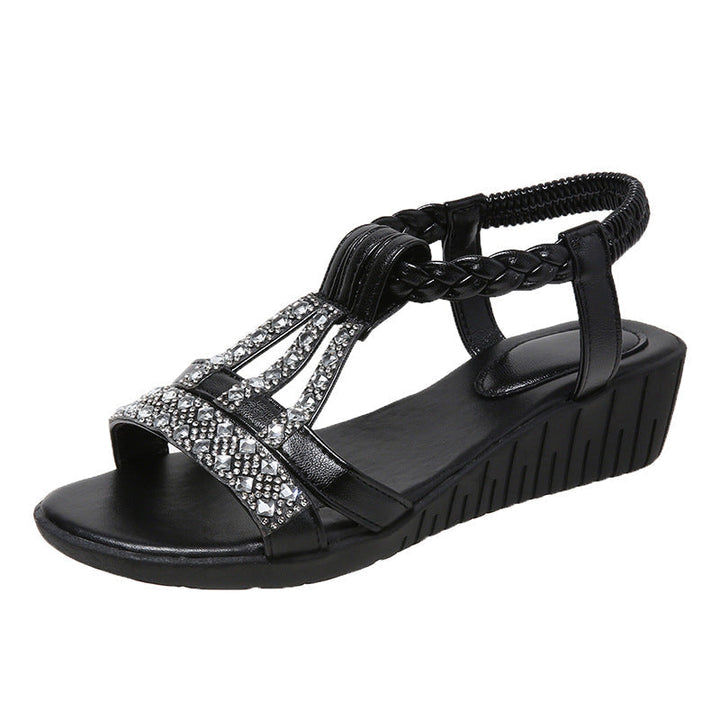 Levoire | Sandales Stylées Avec Confort Orthopédique Noir