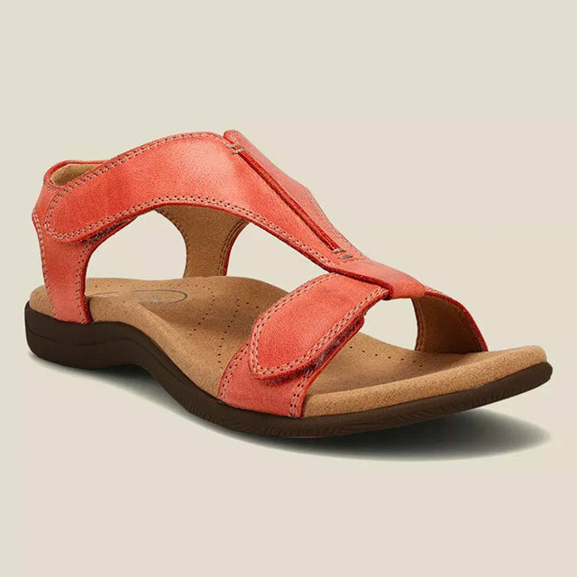 Levoire | Velcro Vintage De Couleur Unie Orange