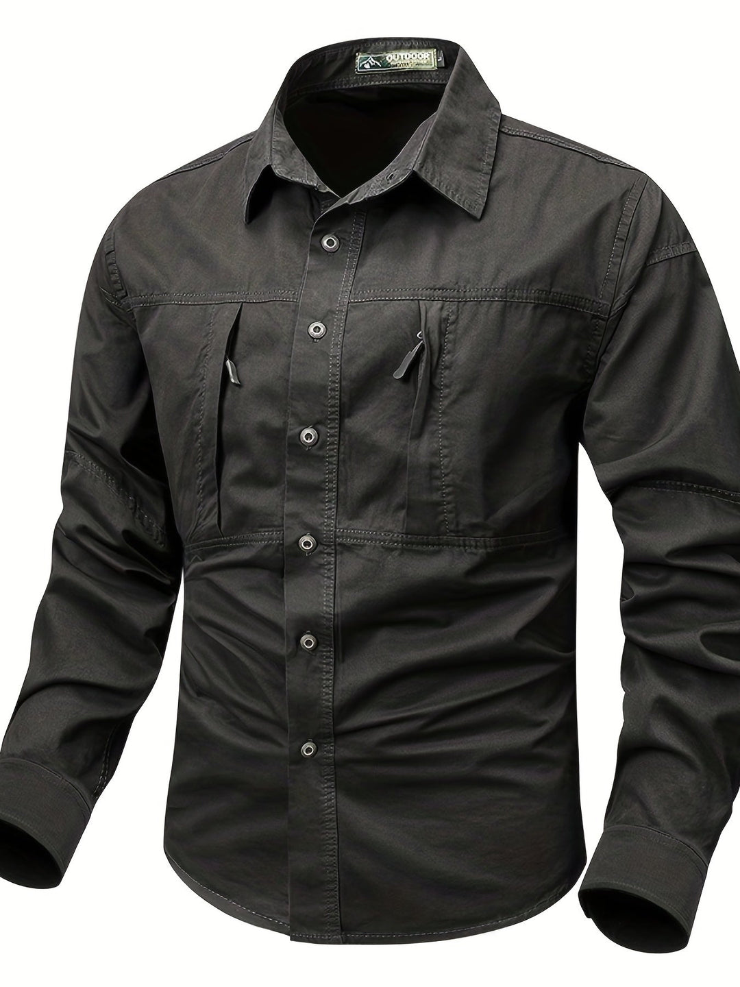 Levoire | Chemise Type Cargo Pour Homme Avec Poche Zippée