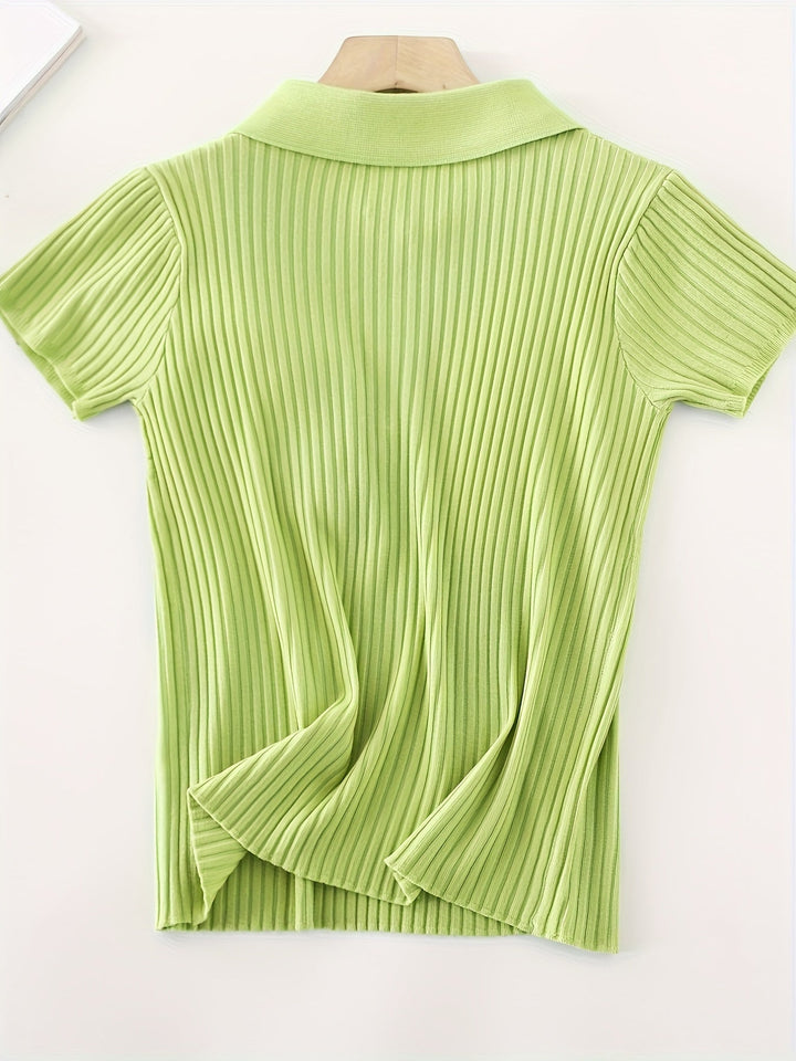 Levoire | Polo En Tricot À Détails En Matière Synthétique Pour Femmes Mia