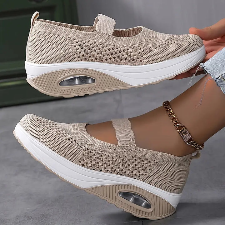 Levoire | Chaussures De Randonnée Orthopédiques Pour Dames Beige