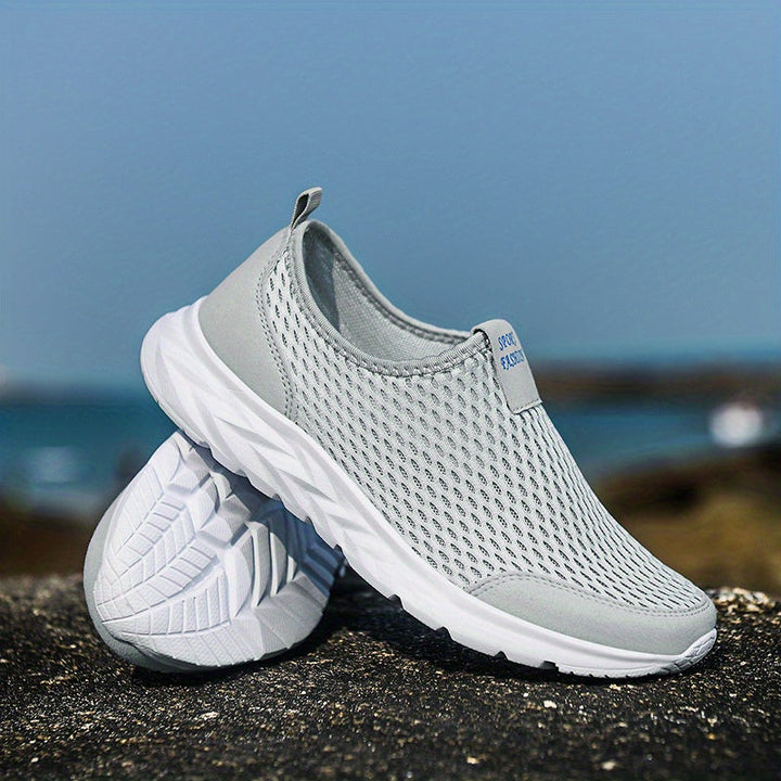 Levoire | Léger Respirant Glissant Antidérapant Chaussures Orthopédiques Gris clair