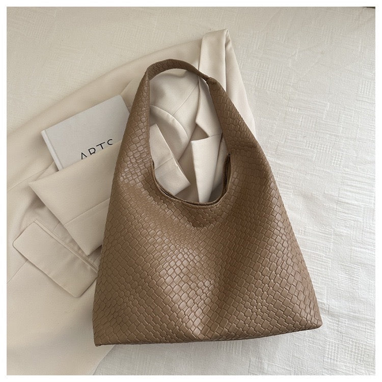Levoire | Sac Élégant En Simili Cuir Serpent Beige