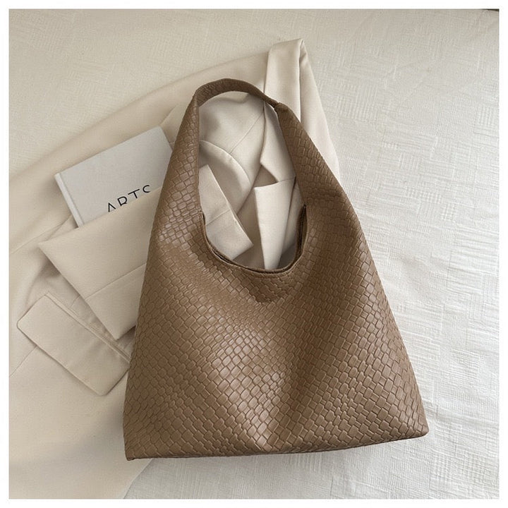 Levoire | Sac Élégant En Simili Cuir Serpent Beige