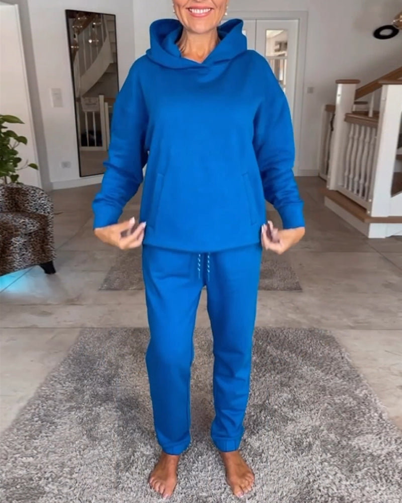 Levoire | Sweat à capuche général Effortless and Chic Bleu