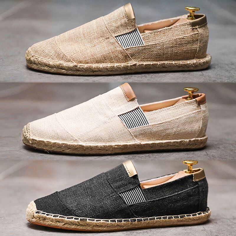Levoire | Élégant Mocassin En Toile Léger Pour Hommes