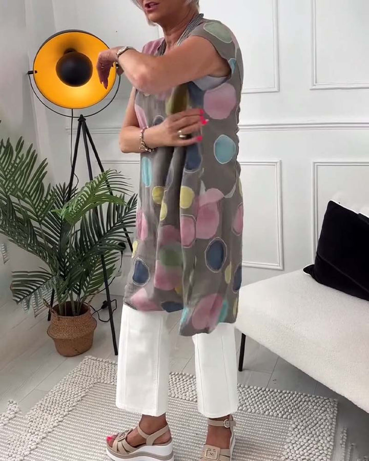 Levoire | Blouse Élégante Avec Imprimé À Pois
