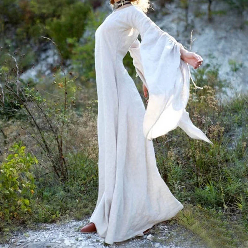Levoire | Robe longue intemporelle pour femmes Blanc