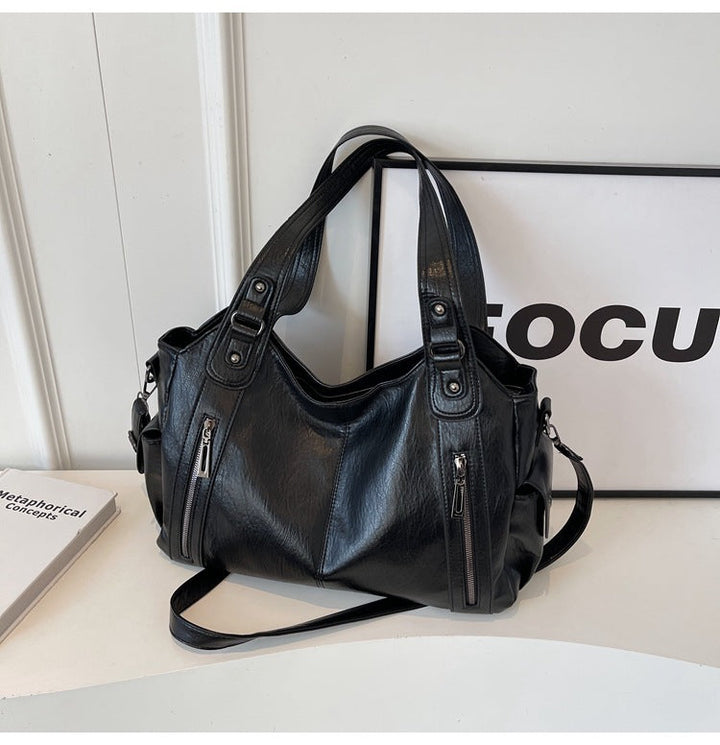 Levoire | Sac À Épaule Surdimensionné Chic Pour Femmes Noir
