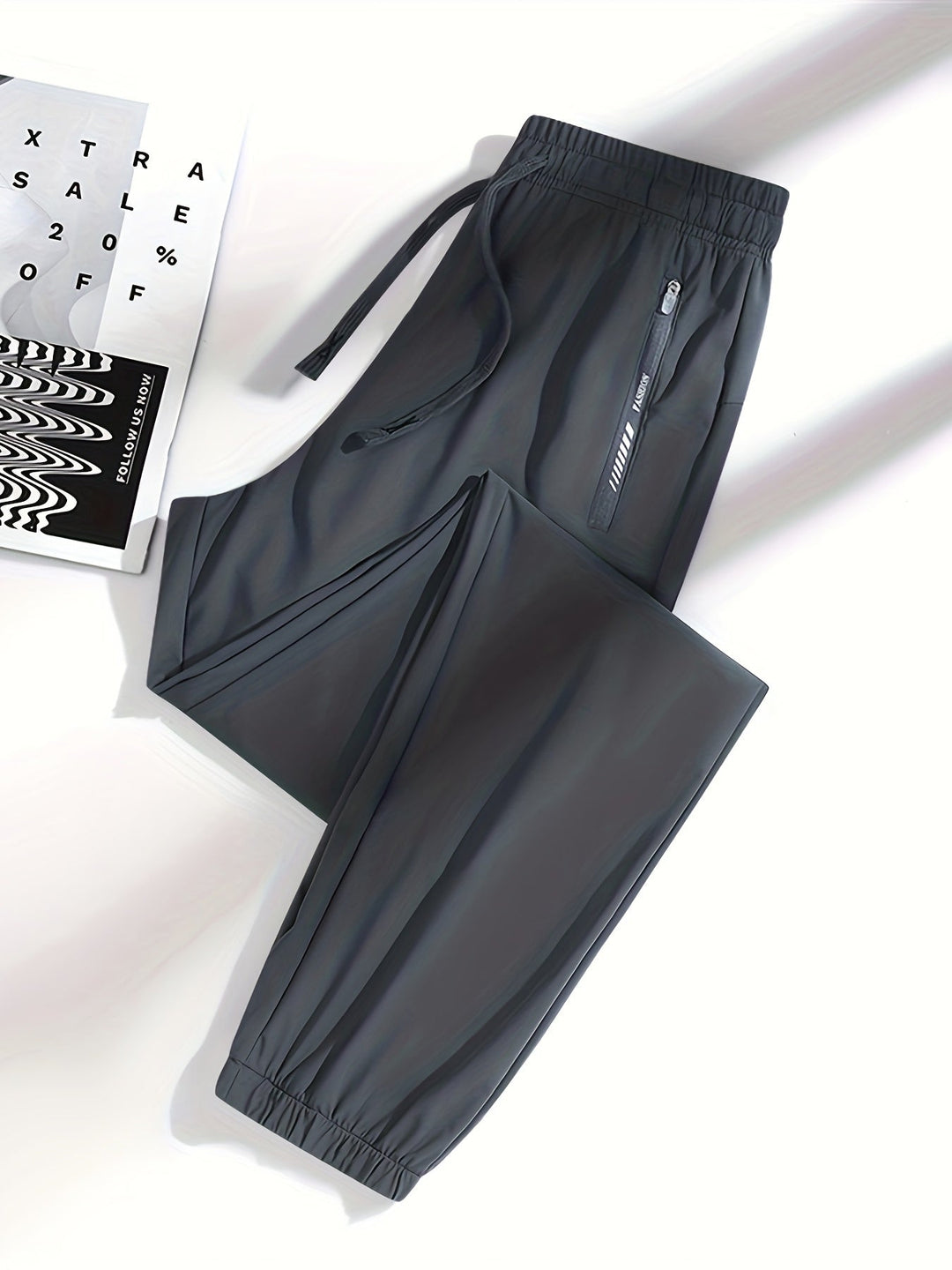 Levoire | Pantalons De Course D'Été Légers Et Respirants Gris foncé