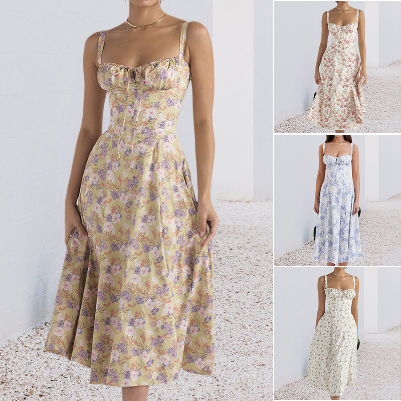 Levoire | Robe d'Été Avec Détails Corset