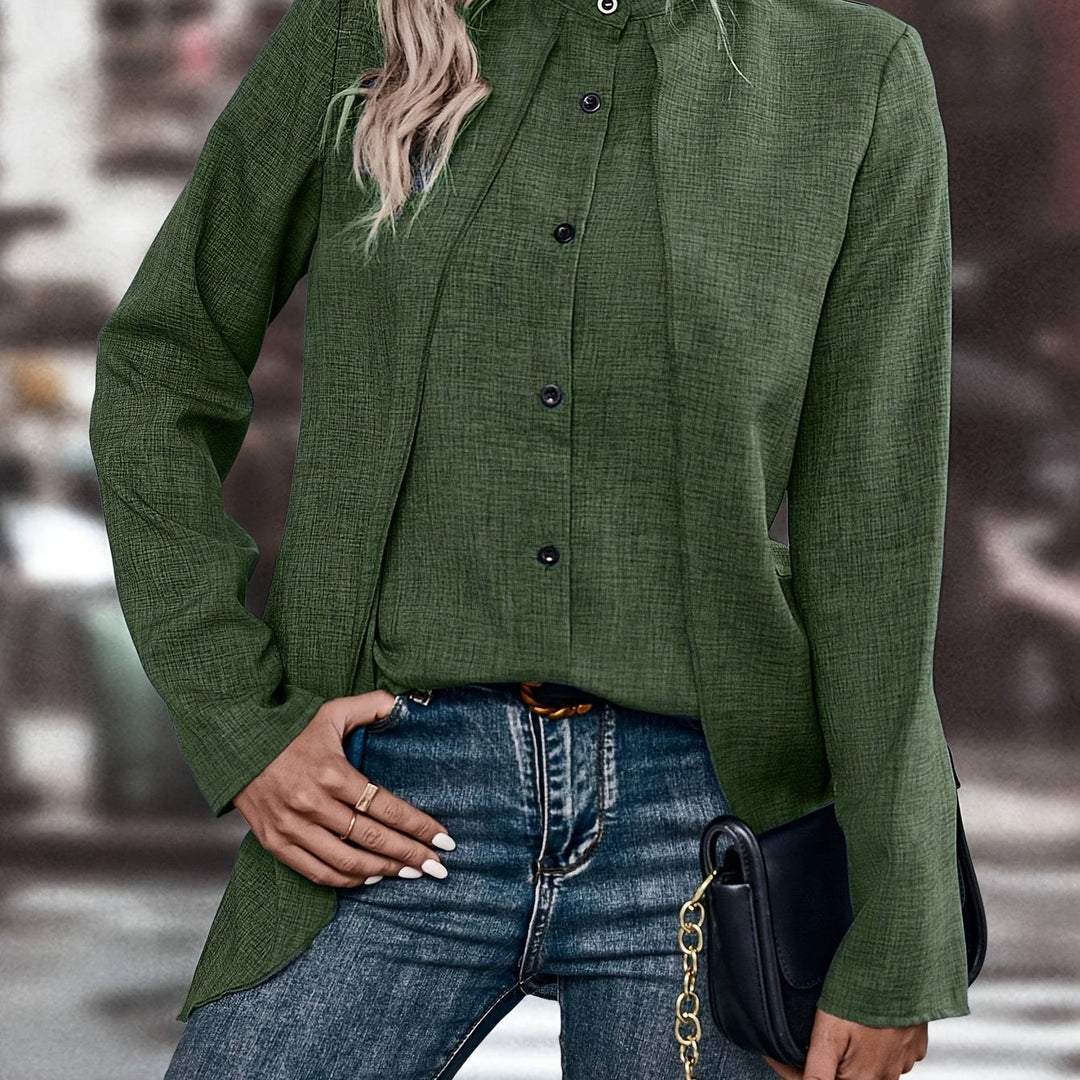 Levoire | Chemise Élégante À Bouton Légumes