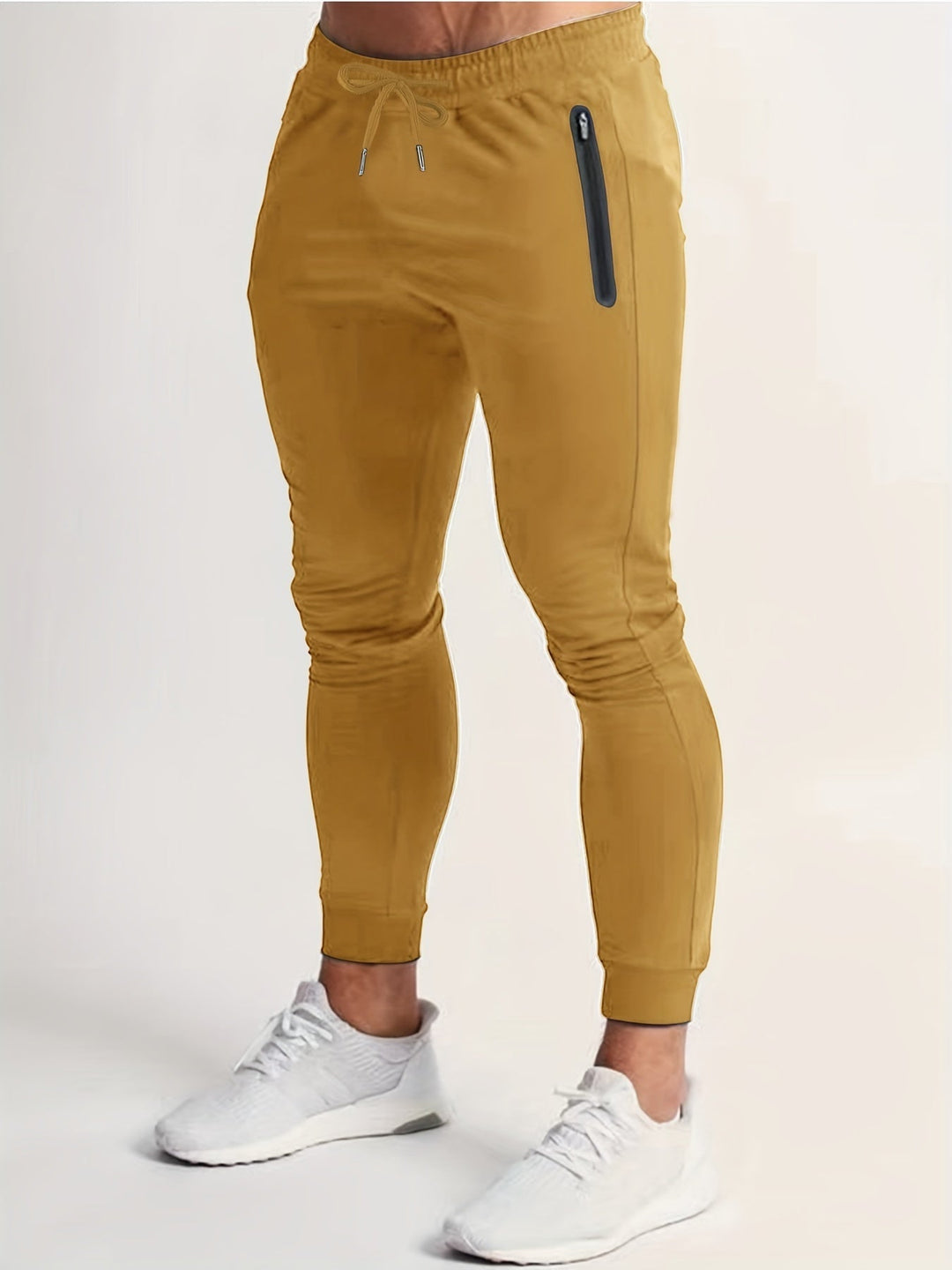 Levoire | Pantalons Sportifs Pour Hommes Avec Zip Et Cordon De Serrage