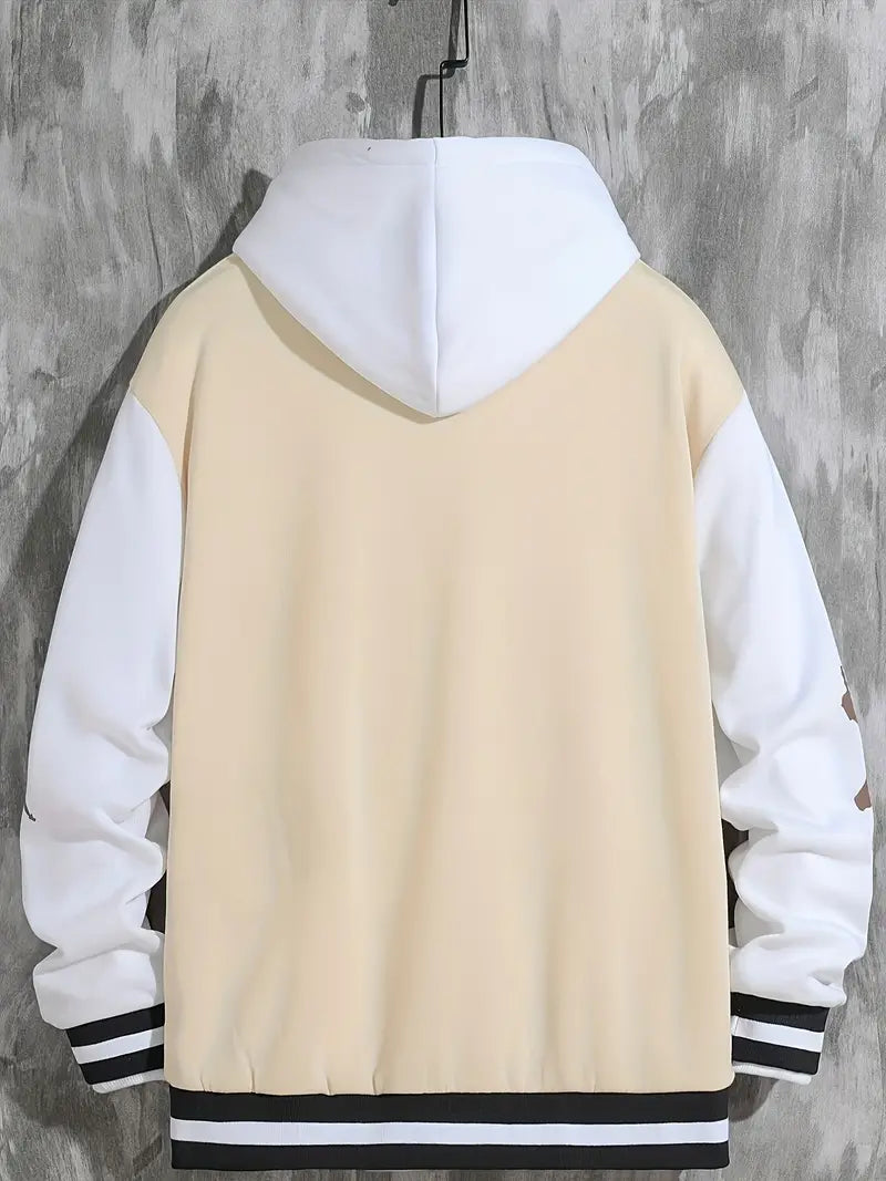 Levoire | Veste De Baseball Avec Capuche Pour Hommes