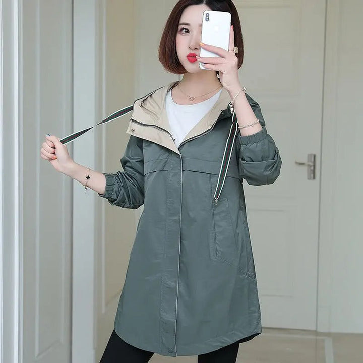 Levoire | Veste De Pluie Coupe-Vent Pour Femmes Vert