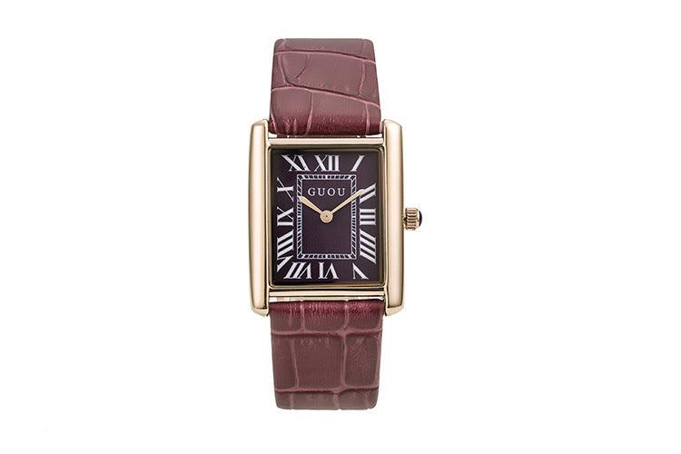 Levoire | Montre Quarz Lila avec ceinture lila