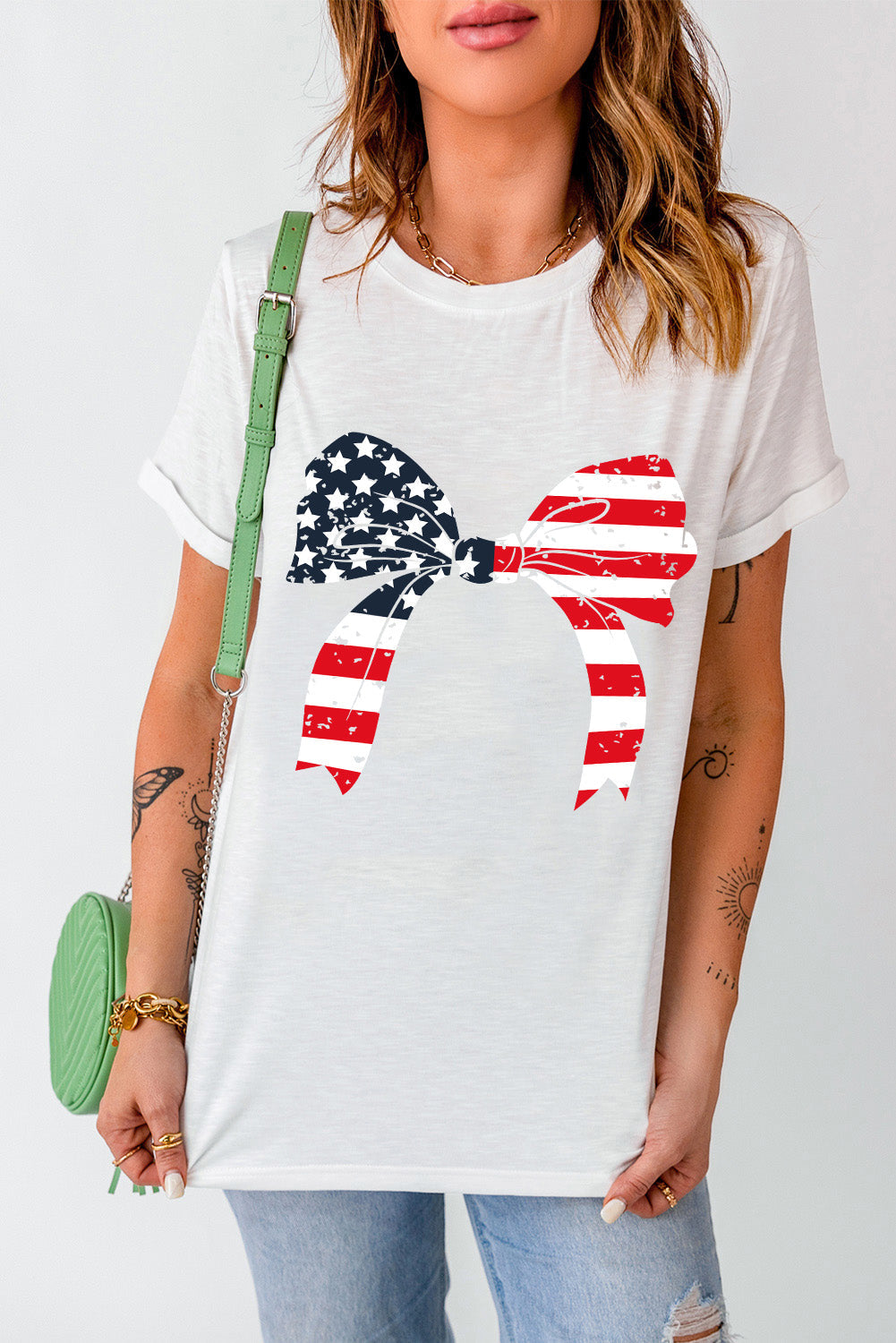Levoire | Col Ronde Bues Manches Courtes T-shirt Blanc
