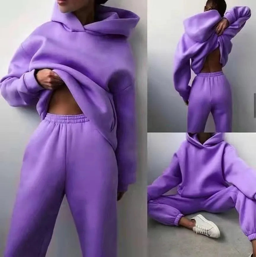 Levoire | Sweatshirt Robe Deux Pièces Lila