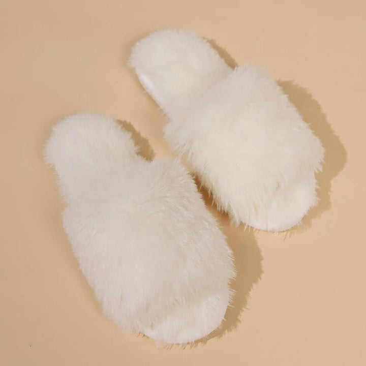 Levoire | Chaussures à semelles ouvertes en velours Blanc