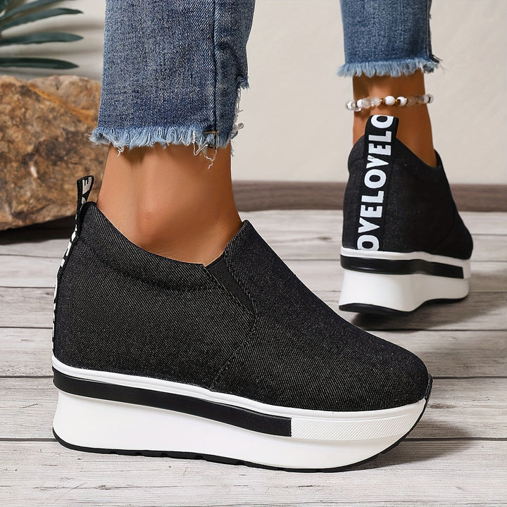Levoire | Chaussures de cheville en denim léger antidérapantes