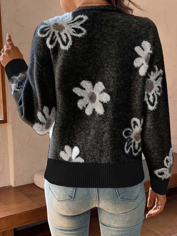 Levoire | Gilet Confortable Avec Motif Floral