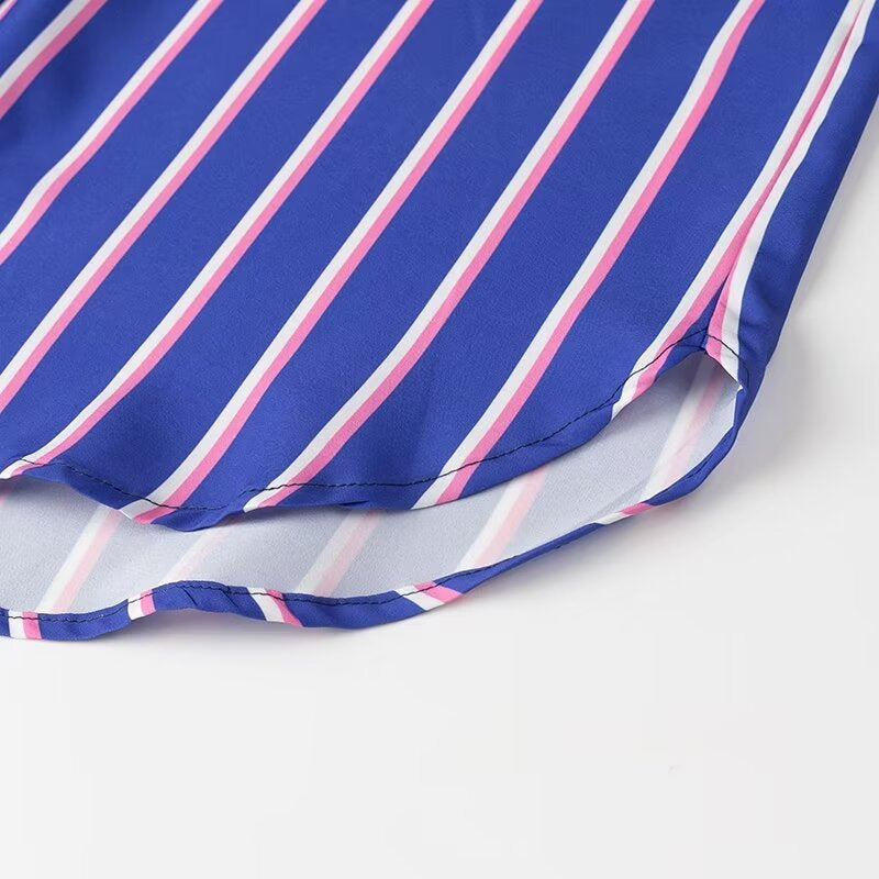 Levoire | Chemise surdimensionnée rayée et pantalons larges