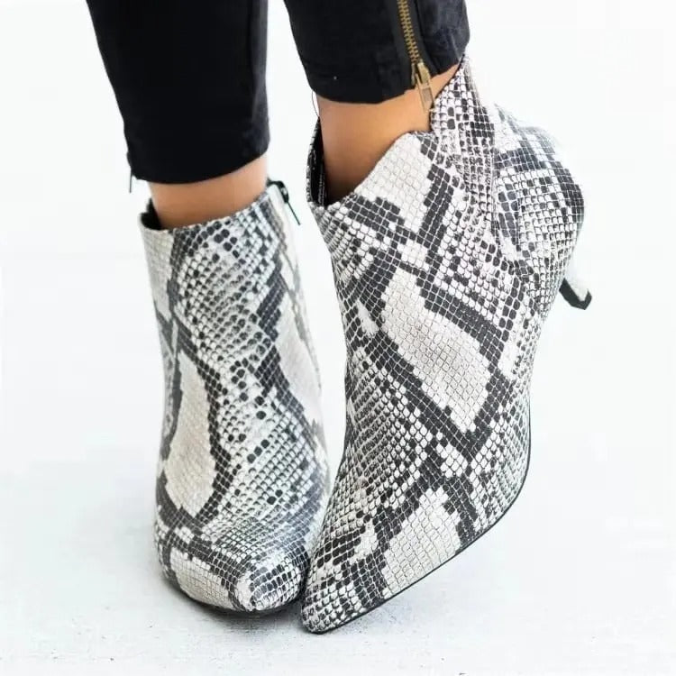 Levoire | Bottes Pour Femmes À Talons motif serpent