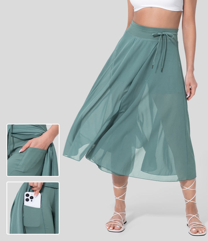 Levoire | Haut Taille 2 En 1 Jupe Turquoise