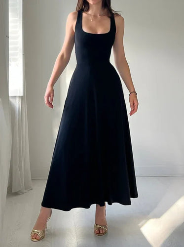 Levoire | Robe midi réversible Audrey en bambou biologique avec poches