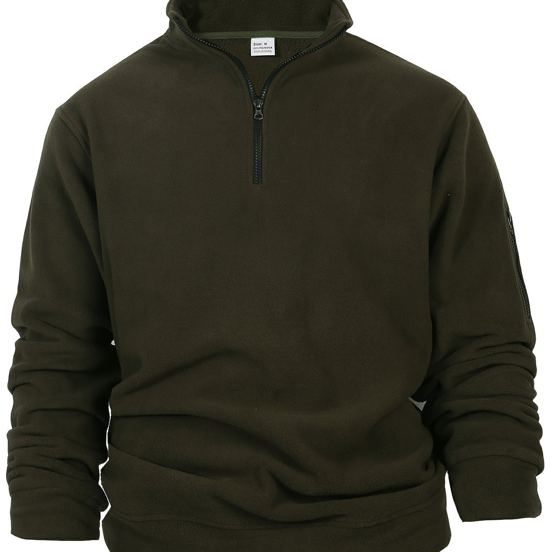 Levoire | Pull À Col Montant En Polaire Réversible