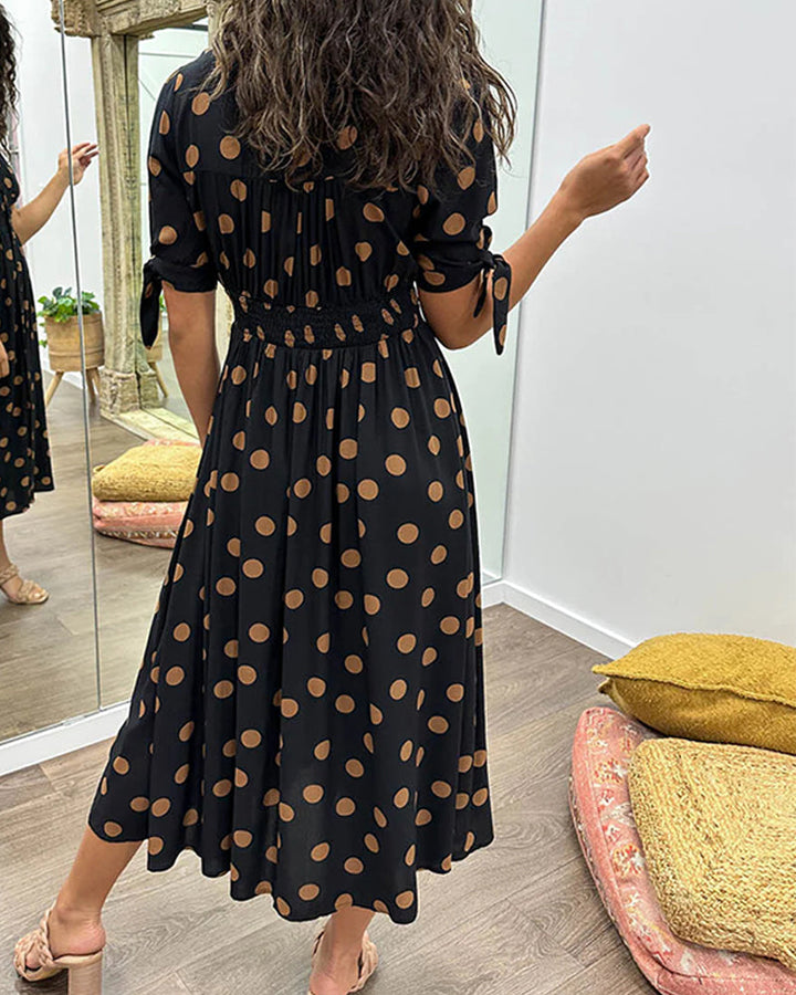 Levoire | Robe midi fleurs colorées