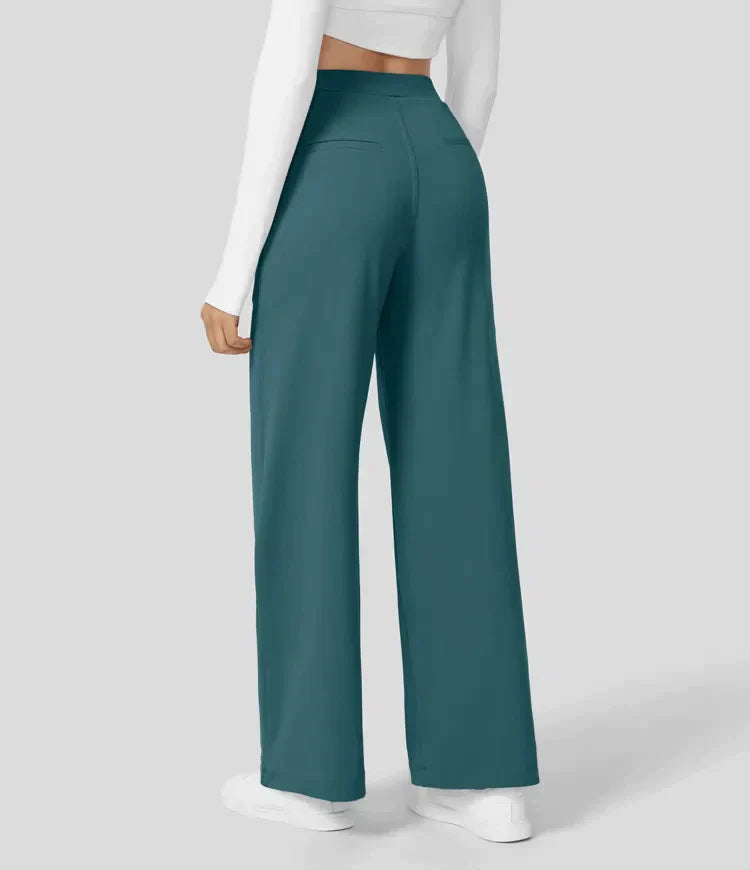 Levoire | Pantalon Palazzo Évasé Taille Haute Pour Femmes