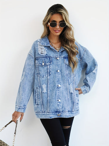 Levoire | Pestyt Bleu Longue Manche Veste En Jean Napeilla