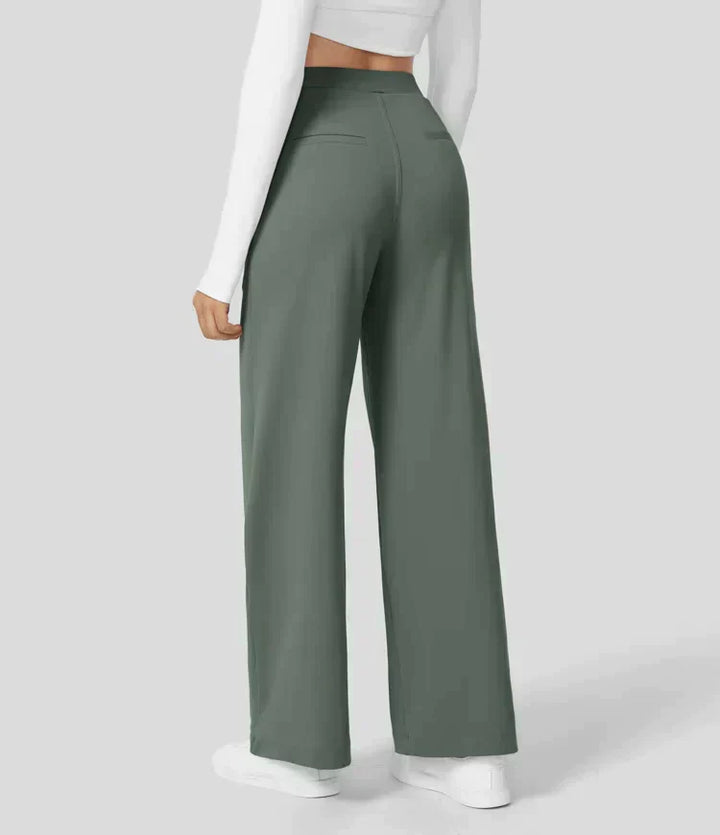 Levoire | Pantalon De Bureau En Tissu À Jambe Large