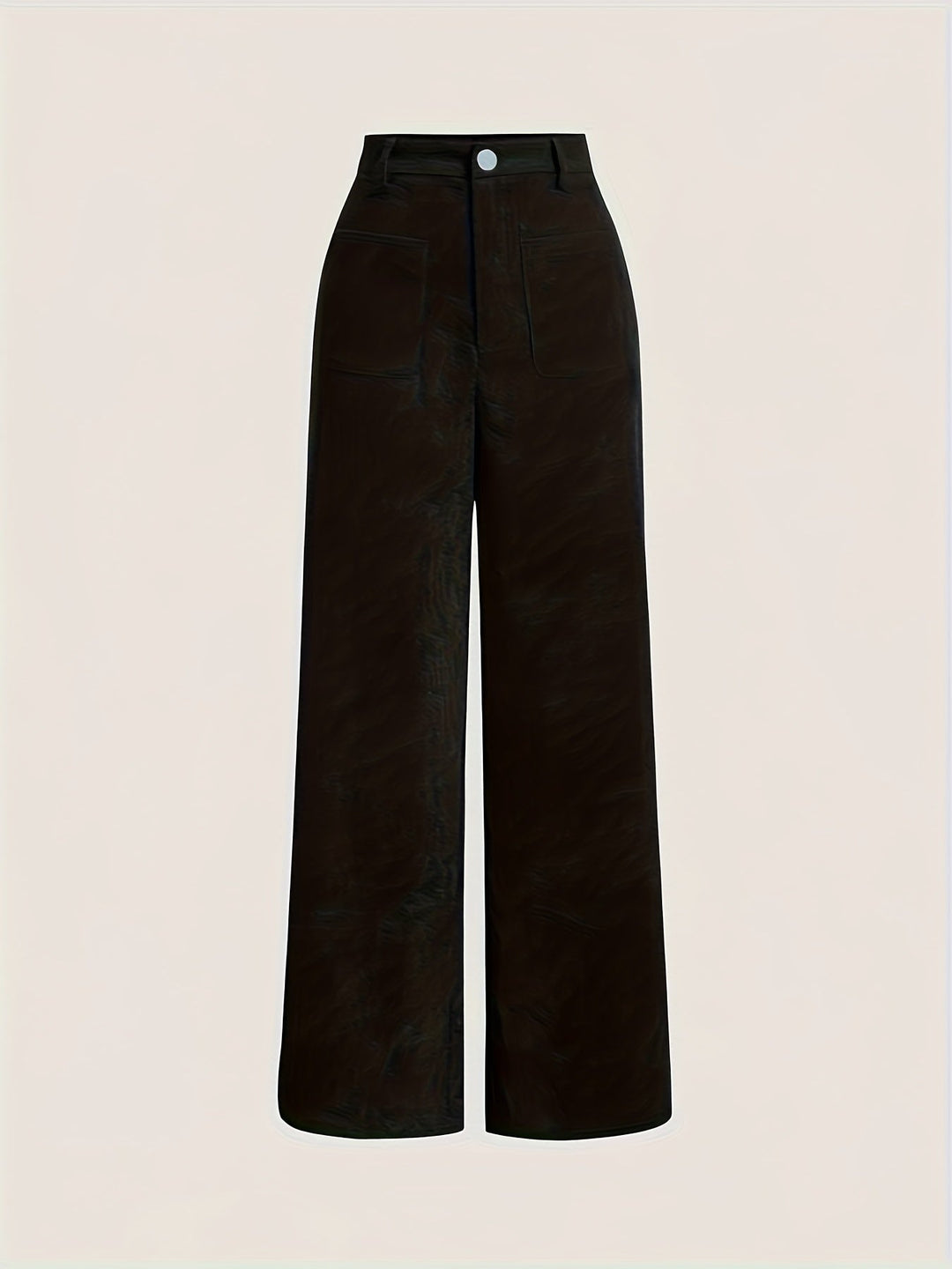 Levoire | Pantalons En Vin Taille Haute Noir