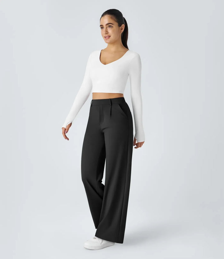 Levoire | Pantalon Jambe Droite Look Classique