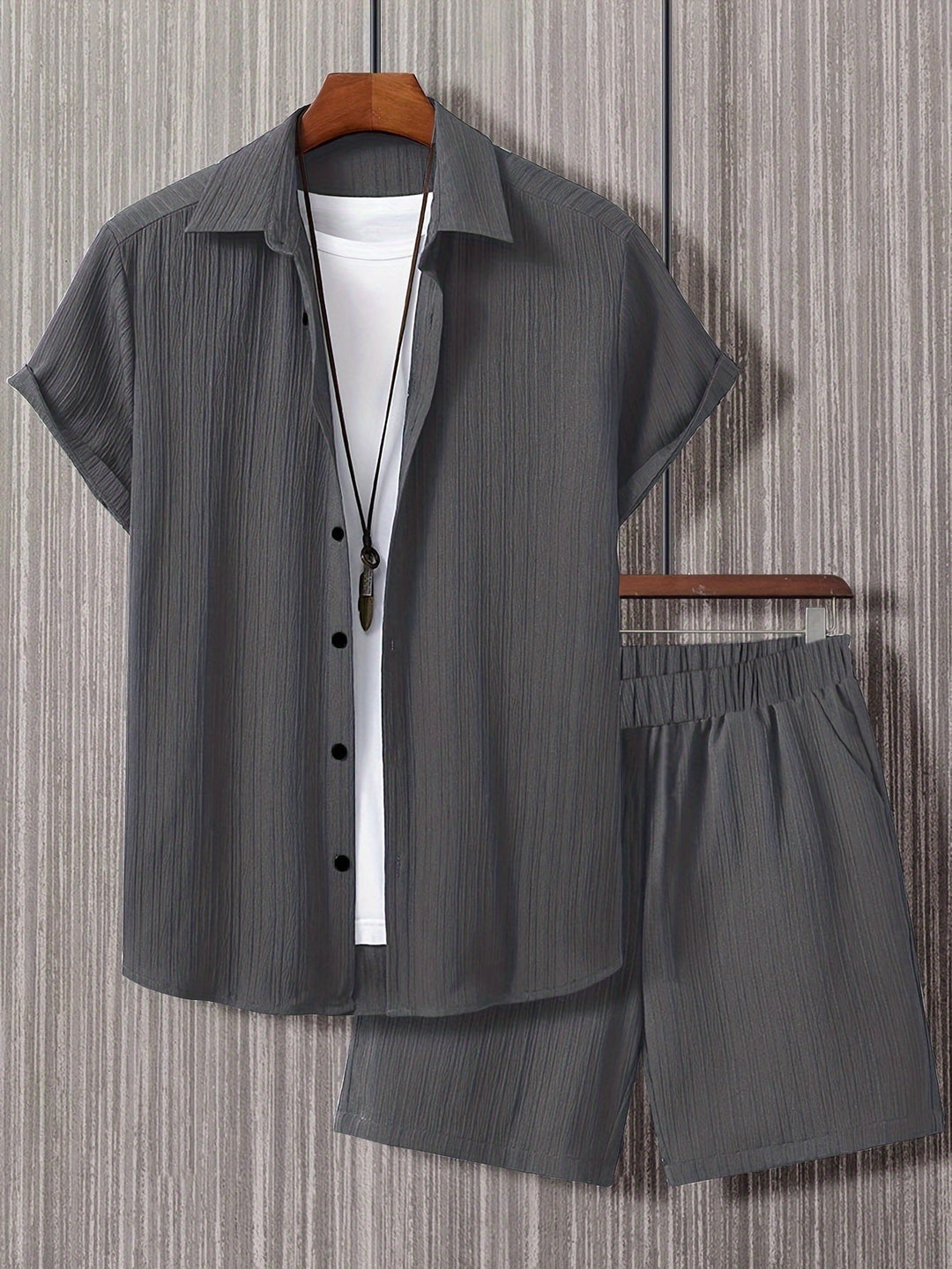 Levoire | Tenue D'Été Relaxante Pour Hommes gris