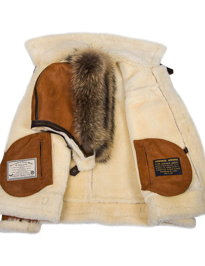 Levoire | veste d'hiver en cuir