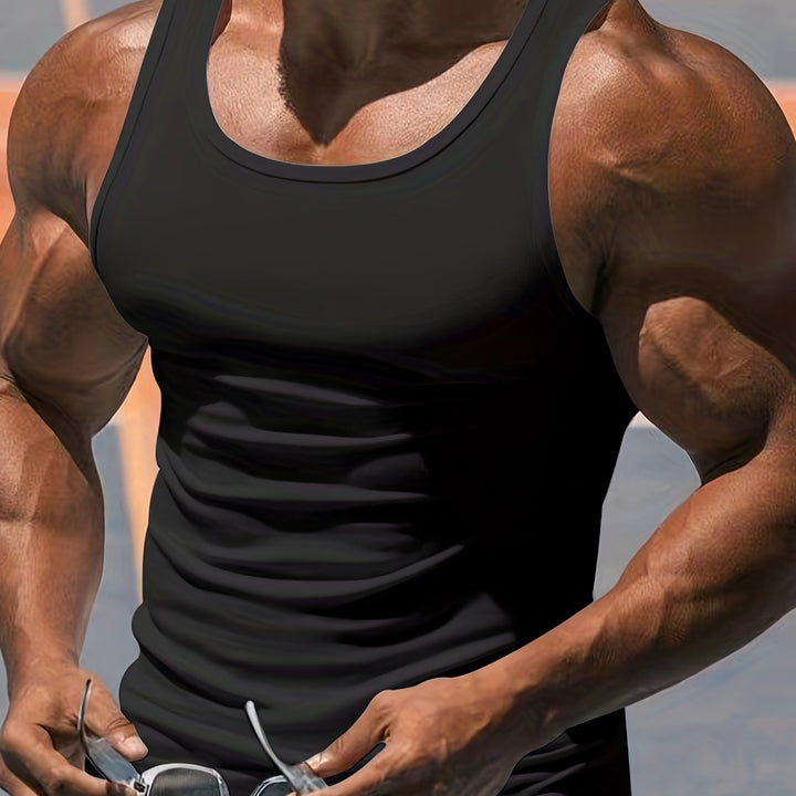 Levoire | Hauts De Tank Pour Hommes Unis Noir
