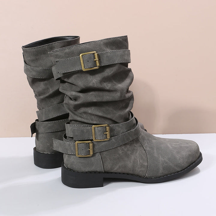 Levoire | Femme Bottes De Cowboy Conscientes De La Mode Semelle Résistante gris 39.5