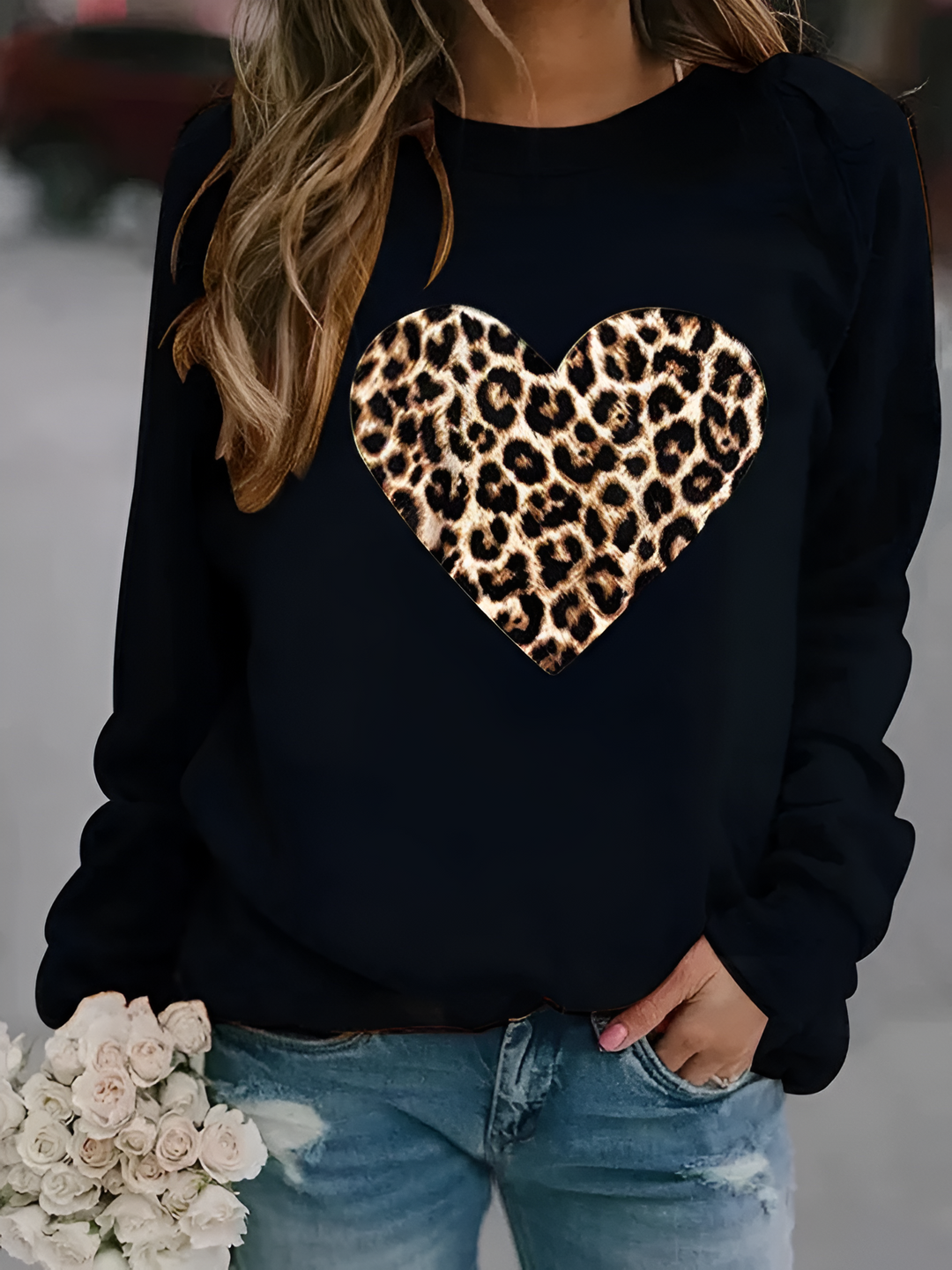 Levoire | Sweat À Motifs D'Animaux Noir