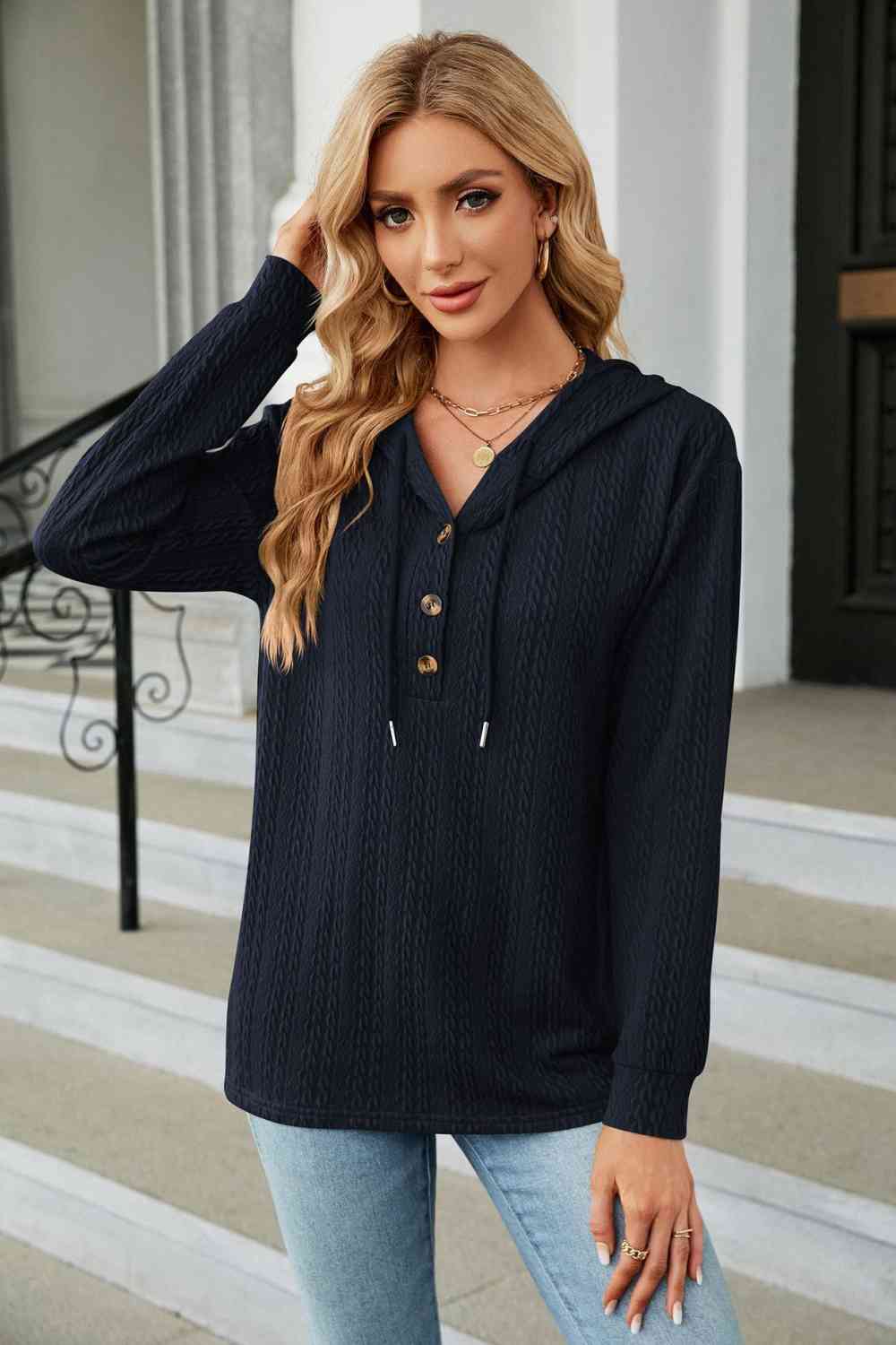 Levoire | Sweat À Capuche À Manches Longues Pour Un Style Confortable Noir